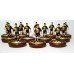 Subbuteo Andrew Table Soccer Unam Pumas 2019-20 away kit on WSB Professional bases